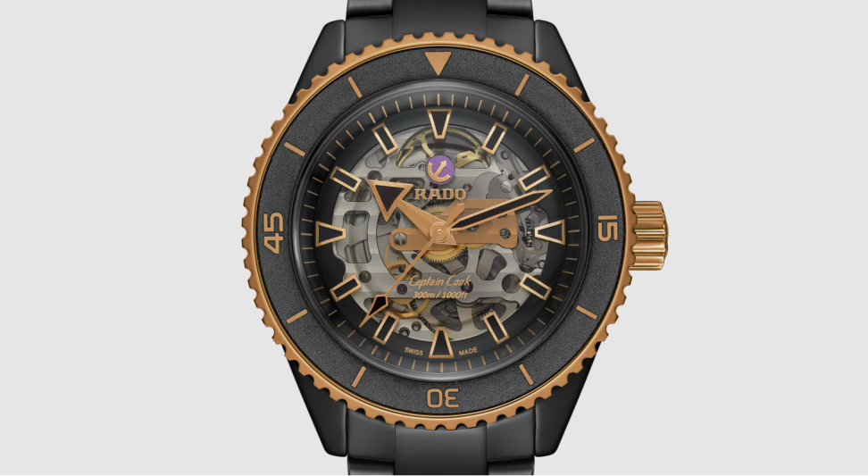 Часы Rado Captain Cook High-Tech Ceramic Skeleton 01.808.6192.3