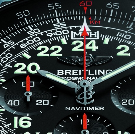 часы Breitling Navitimer Cosmonaute Blacksteel Limited Edition