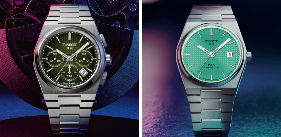 Долгожданные мятно-зеленые часы Tissot PRX Powermatic 80 и новый