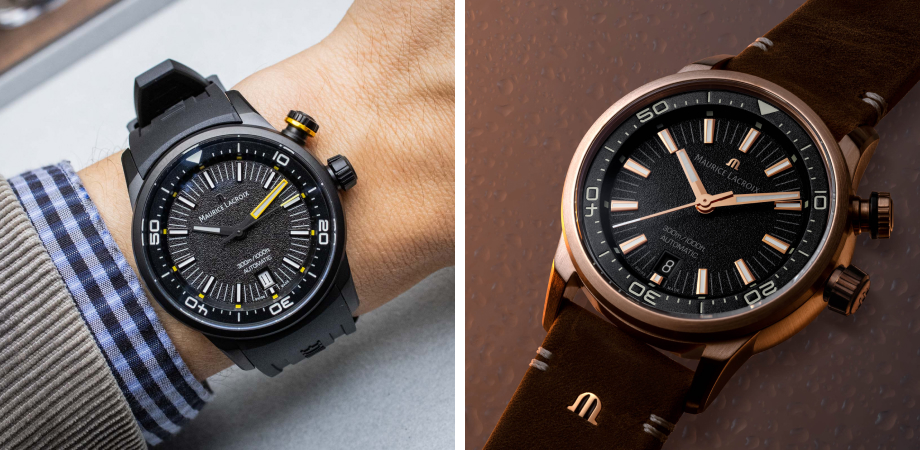 Новые Maurice Lacroix Pontos S Diver — стальные с DLC и бронзовые