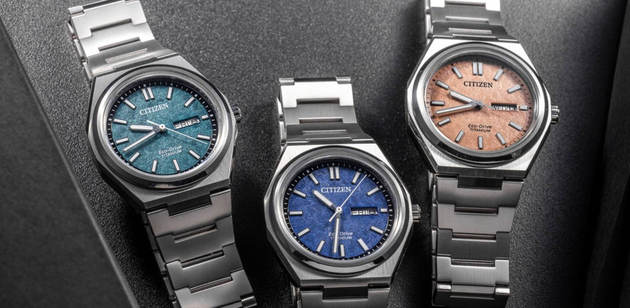 Нові годинники Citizen Super Titanium Eco-Drive Chrono та Day-Date