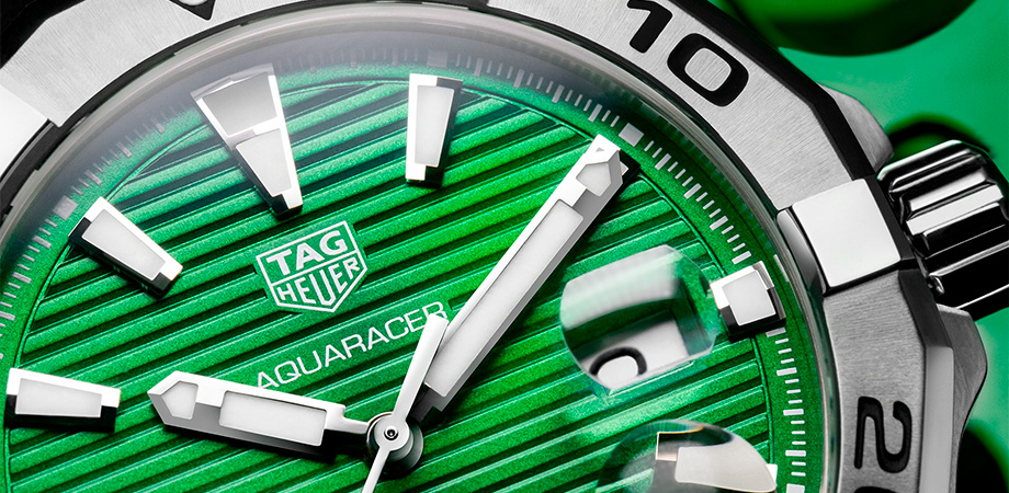 TAG Heuer становится зеленым с часами Aquaracer