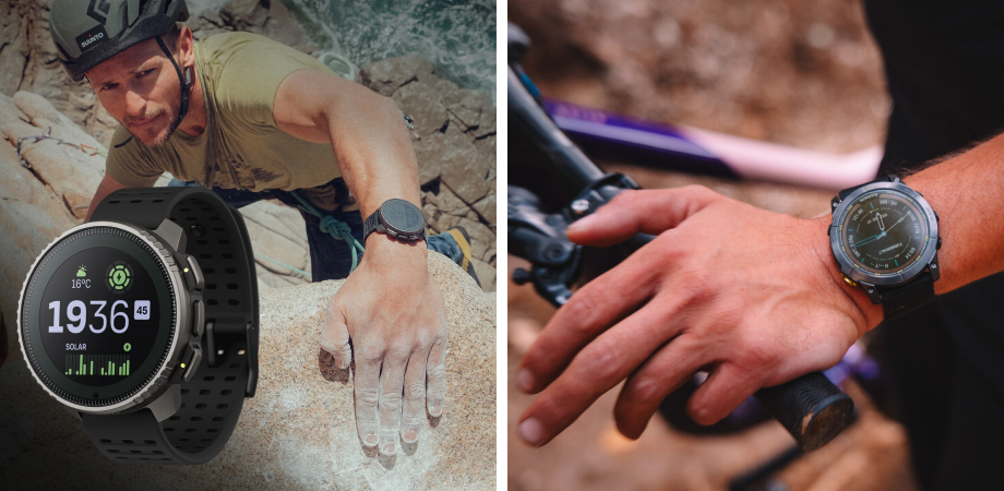 смартгодинники Suunto Vertical Titanium Solar і Garmin Enduro 2 і пригоди
