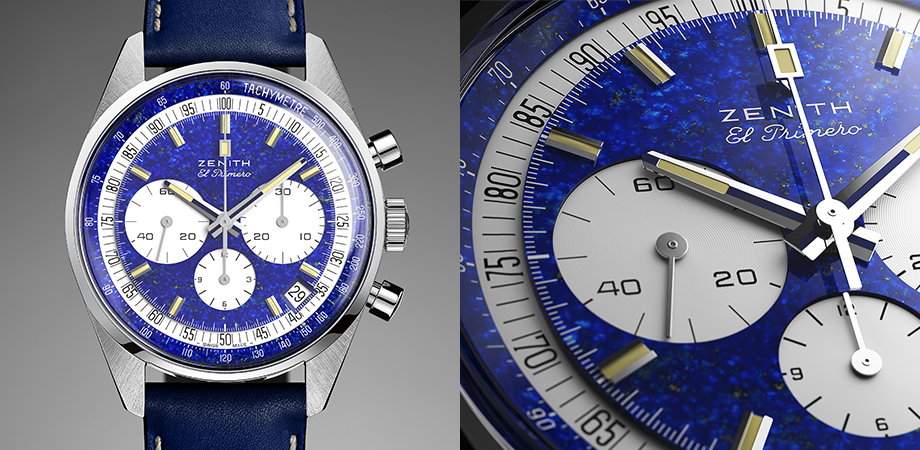 Платиновий годинник Zenith El Primero A386, розроблений Zenith та Phillips у співпраці з Bacs and Russo.