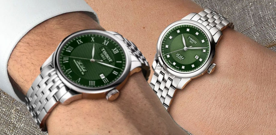 TISSOT Le Locle із зеленими циферблатами - «Together since 2025»