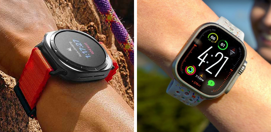 Galaxy Watch Ultra 2025 чи Apple Watch Ultra 2 на руці