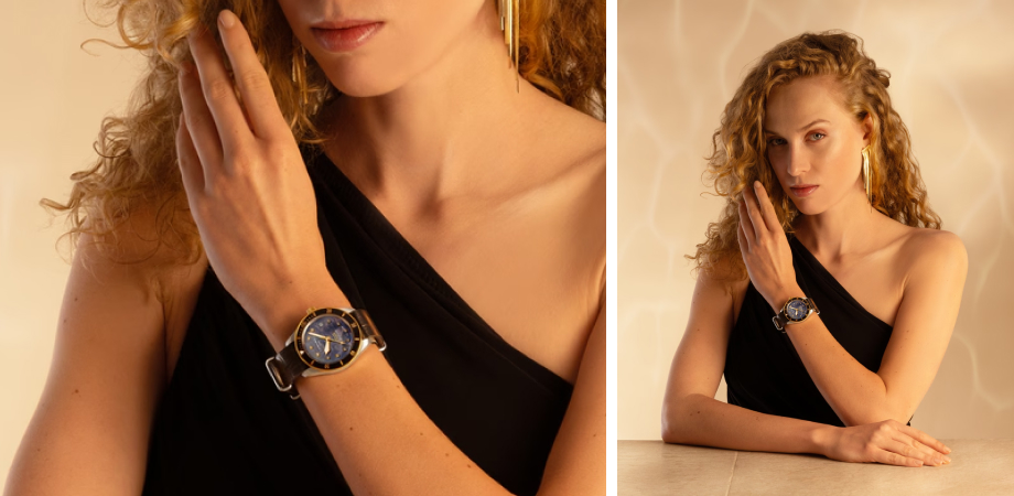 годинник Certina DS PH100M Lady на руці пані
