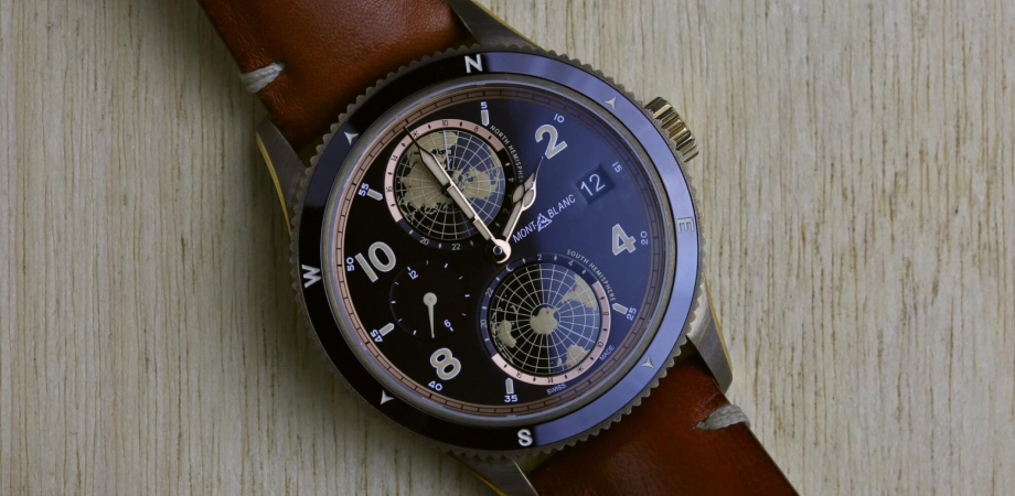 Компасный безель (Montblanc Geosphere)