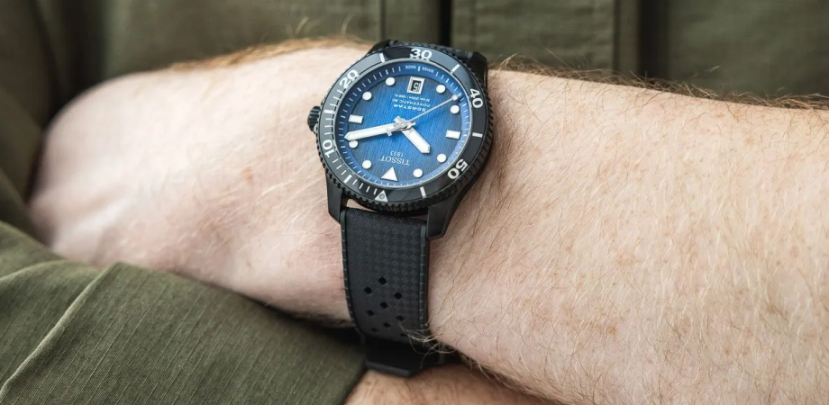 годинник Tissot Seastar на зап'ясті
