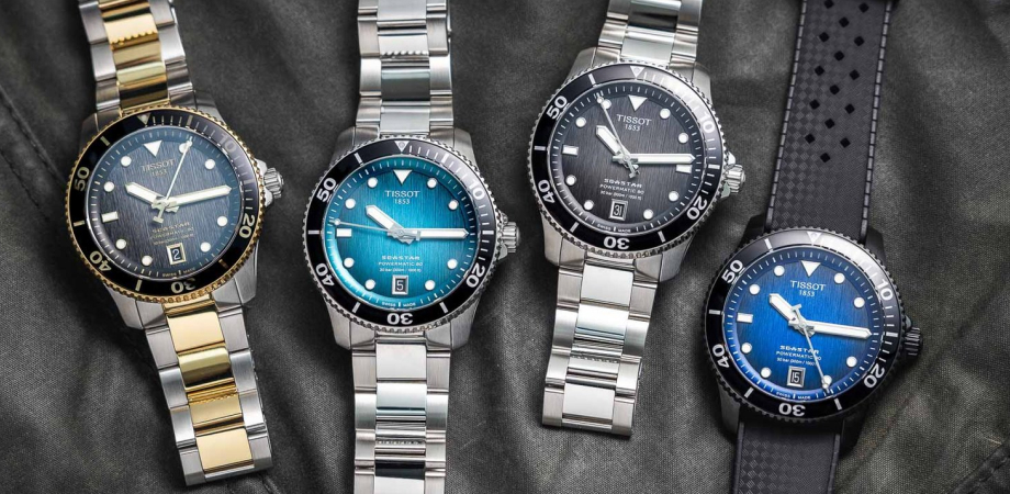 годинники Tissot Seastar 1000 - декілька моделей