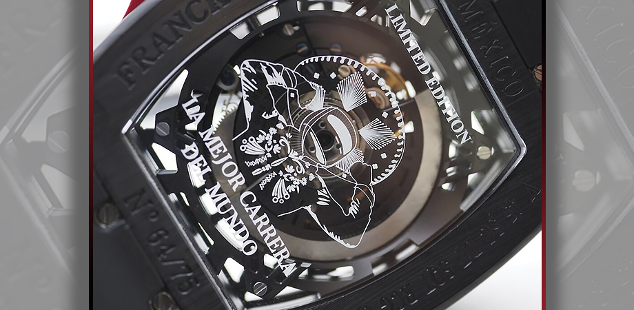 часы Franck Muller Vanguard Racing Skeleton «La Mejor Carrera del Mundo» Carbon 