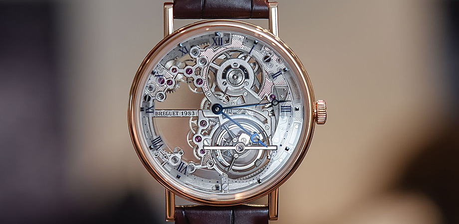 часы Breguet Classique Tourbillon Extra-Plat Squelette 5395