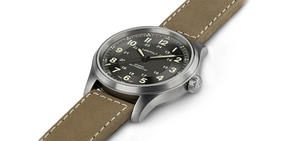 Чоловічий наручний годинник Hamilton Khaki Field Titanium
