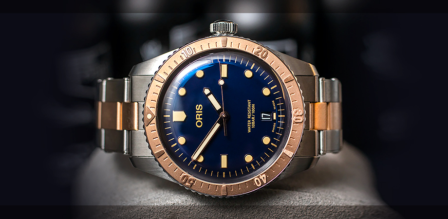 Чоловічий наручний годинник Oris Hölstein Edition 2020 Bronze