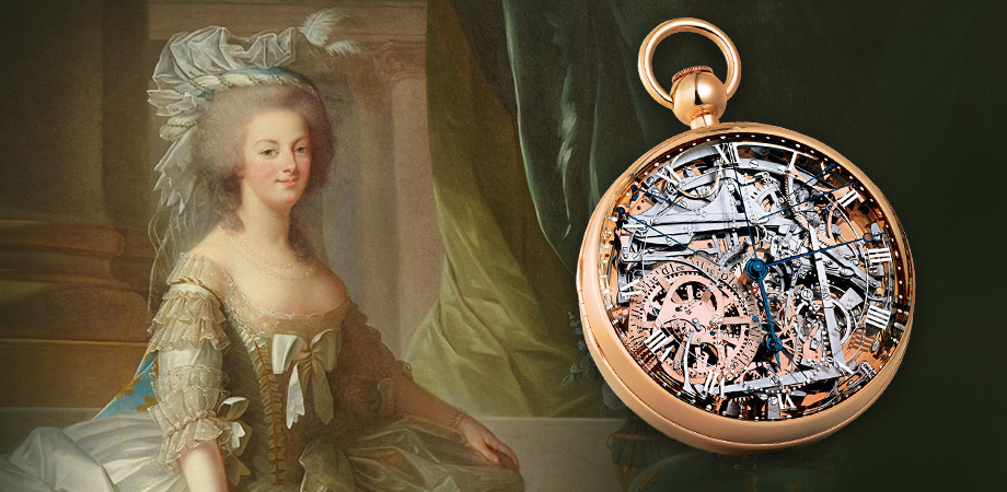 Часы-скелетоны Marie-Antoinette