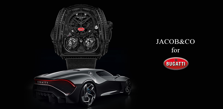 Часы Jacob & Co. Twin Turbo Furious Bugatti La Montre Noire