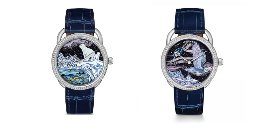 Новая коллекция часов Hermès Arceau Into The Canadian Wild  Часы Hermes Arceau Into the Canadian Wild Snowy Owl