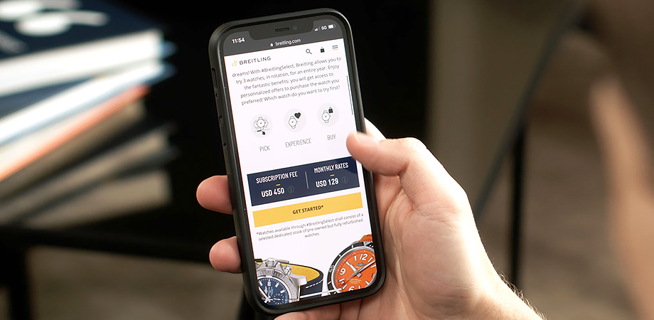 Breitling запускає програму купівлі годинників за підпискою