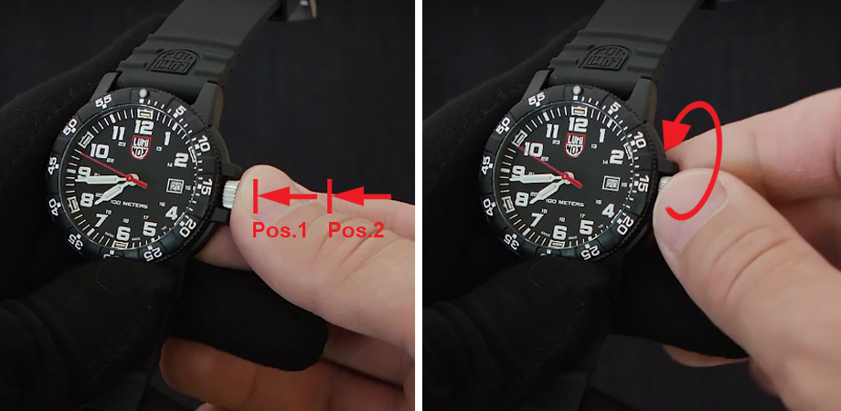 Як налаштувати час і дату вашого годинника Luminox