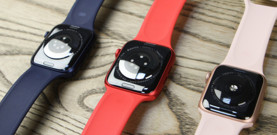 умные часы Apple Watch Nike Series 6 и SE