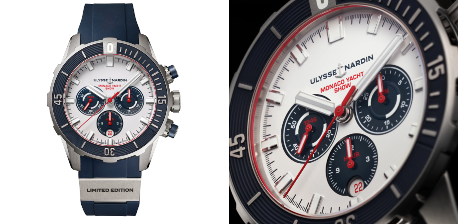 часы Ulysse Nardin Diver Chronograph Monaco Yacht Show Limited Edition