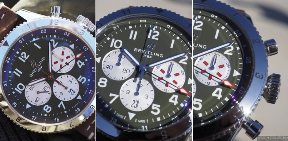 Часы Breitling Super AVI B04 Chronograph GMT Curtiss Warhawk