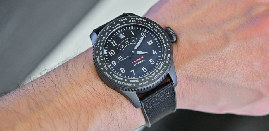 часы IWC Pilot's Watch Timezoner TOP GUN Ceratanium