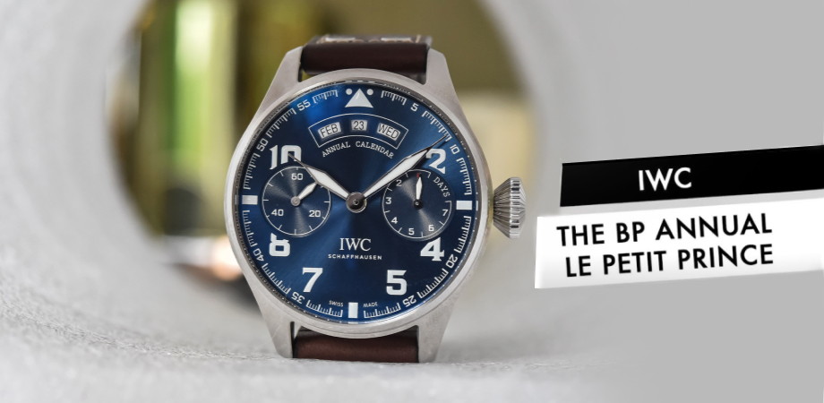 часы Steel IWC Big Pilot Annual Calendar «Le Petit Prince» IW502710