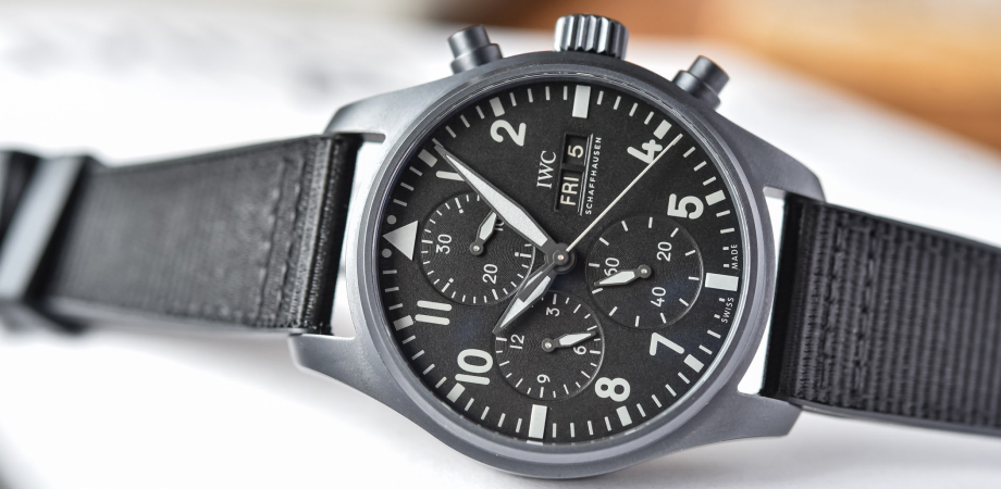 часы IWC Pilot's Watch Chronograph 41 TOP GUN Ceratanium