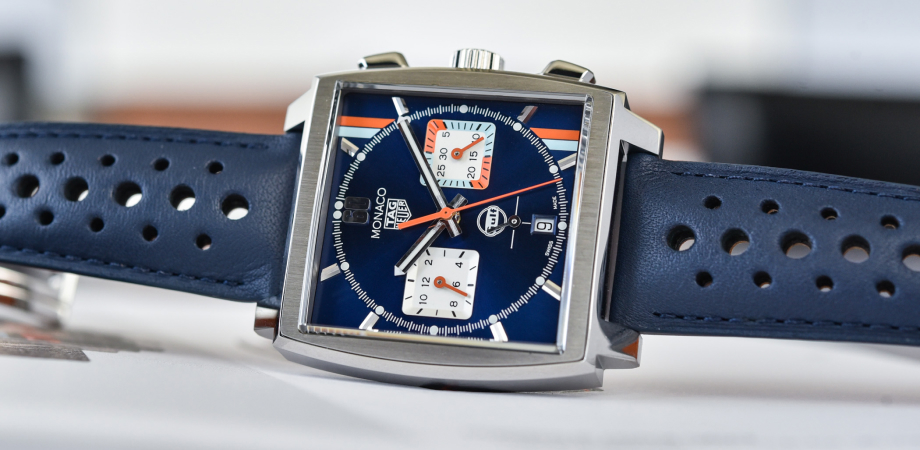 часы TAG Heuer Monaco Gulf Special Edition Calibre Heuer 02