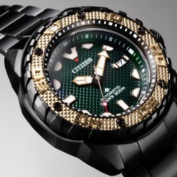 Мужские наручные часы Citizen Promaster Diver 200m Green Anaconda