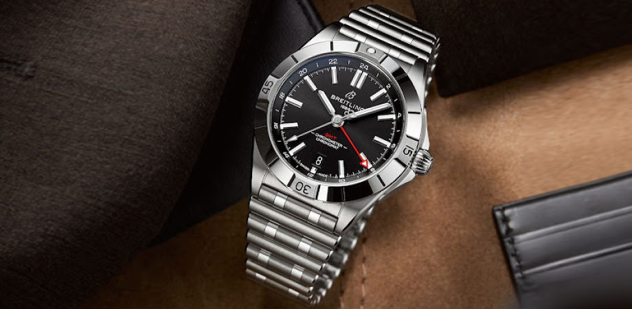 часы Breitling – Chronomat Automatic GMT 40 черный циферблат
