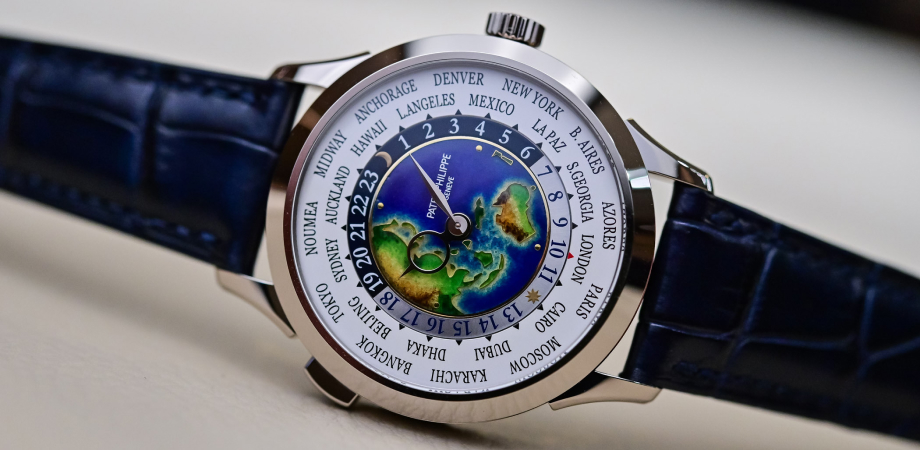 годинник PATEK PHILIPPE WORLDTIME CLOISONNÉ ENAMEL 5231G
