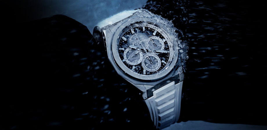 часы Zenith Defy Extreme Glacier на руке