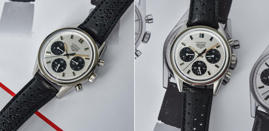 годинник TAG Heuer Carrera Chronograph 60th Anniversary Edition Panda Dial два види