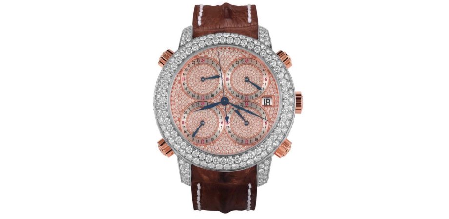 Часы World time GMT Diamond Limited edition