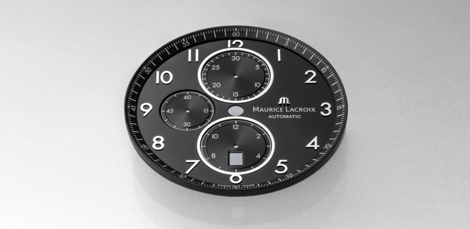 годинник MAURICE LACROIX PONTOS CHRONOGRAPH 43 ММ панель циферблата