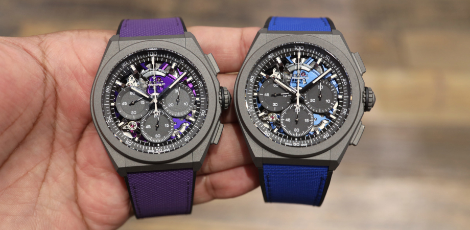 часы Zenith «Ultra Colour» Box Set Of 8 Defy 21 Models две модели в руках