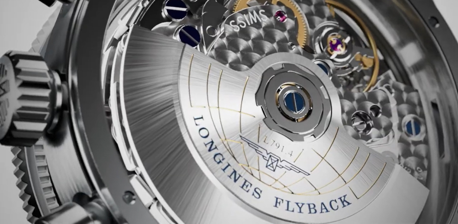 хронографы Longines Spirit Flyback - вид на ротор