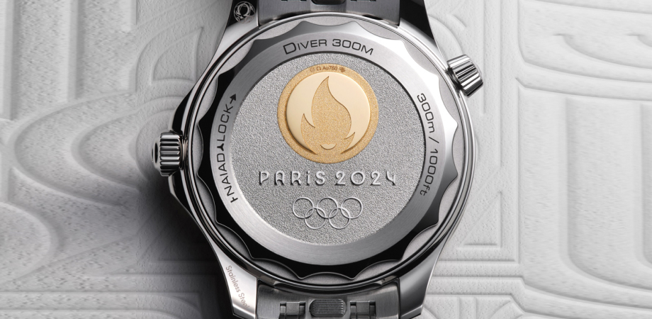 Годинник Omega Seamaster Diver 300M для Олімпіади в Парижі 2024 - тильна сторона
