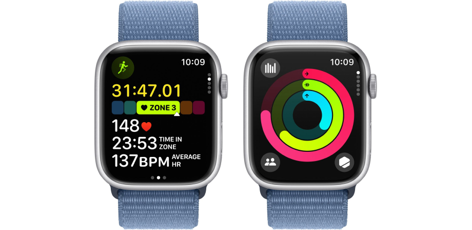 смартгодинник Apple Watch Series 9 - екрани