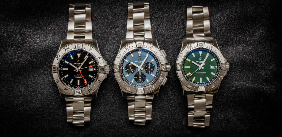 годинник Breitling Avenger - три формфактори