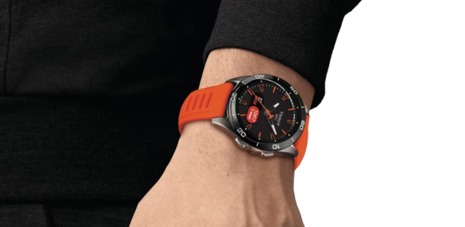 годинник Tissot T-Touch Connect Sport чорний на ремінці