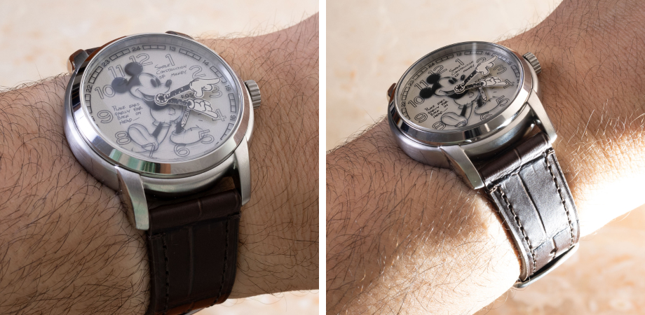 Лімітована серія годинників Disney x Fossil з ескізом Міккі Мауса