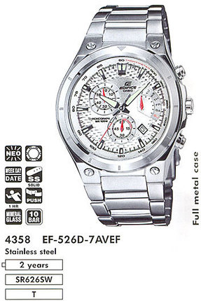 Часы CASIO EF-526D-7AVEF