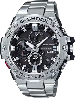 Годинник Casio G-SHOCK G-STEEL GST-B100D-1AER купити в інтернет