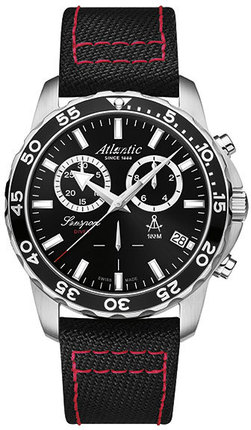 sea Часы Atlantic Seasport Diver Chronograph 87462.42.51PU купить в