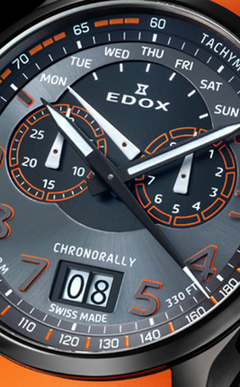 Часы Edox Chronorally Chronograph 38001 TINNO3 NO3