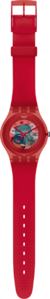 Годинник Swatch RED LACQUERED SUOR101