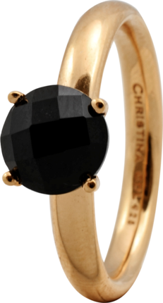 Кольцо CC 800-3.1.B/61 Black Onyx goldpl